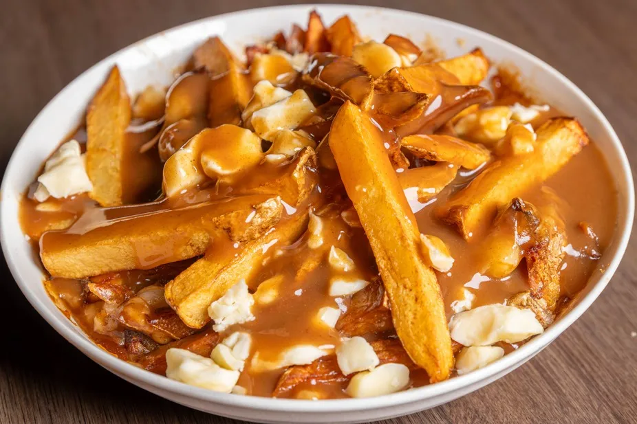 Home-cut fries smothered in gravy and cheese curds